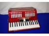 Stephanelli 72 bass red accordion